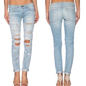 Rag & Bone The Dre Thrasher Jeans Size Womens 28 Low Rise Y2K